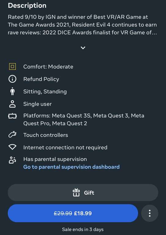 Resident Evil 4 - Meta Quest