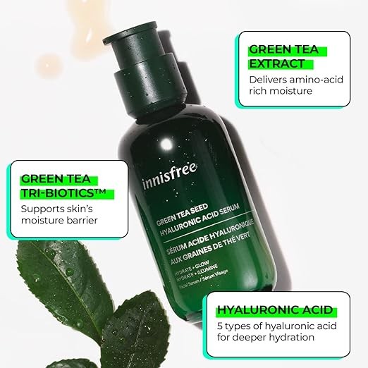 innisfree Green Tea Hyaluronic Acid Hydrating Serum